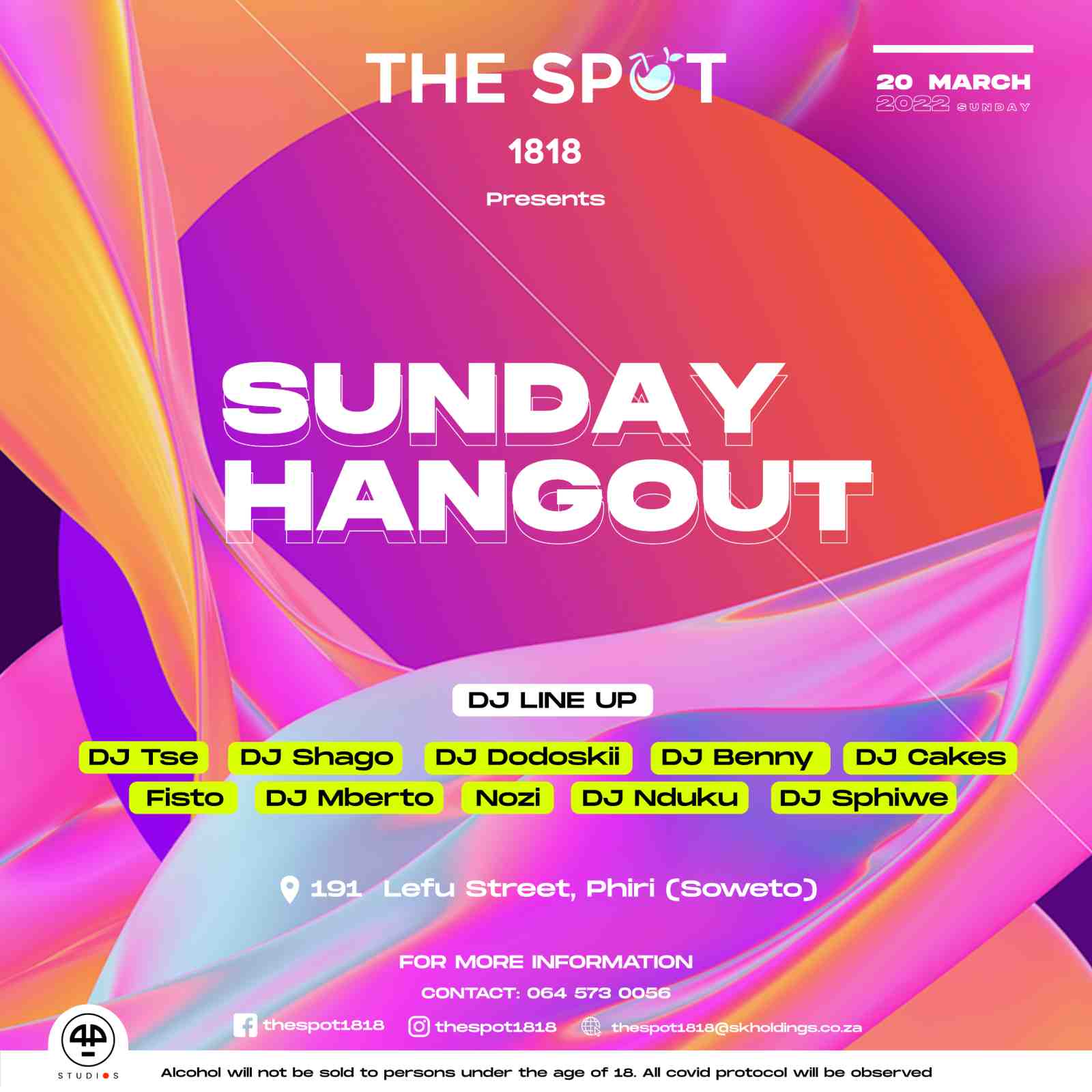 Sunday Hangout Event Poster